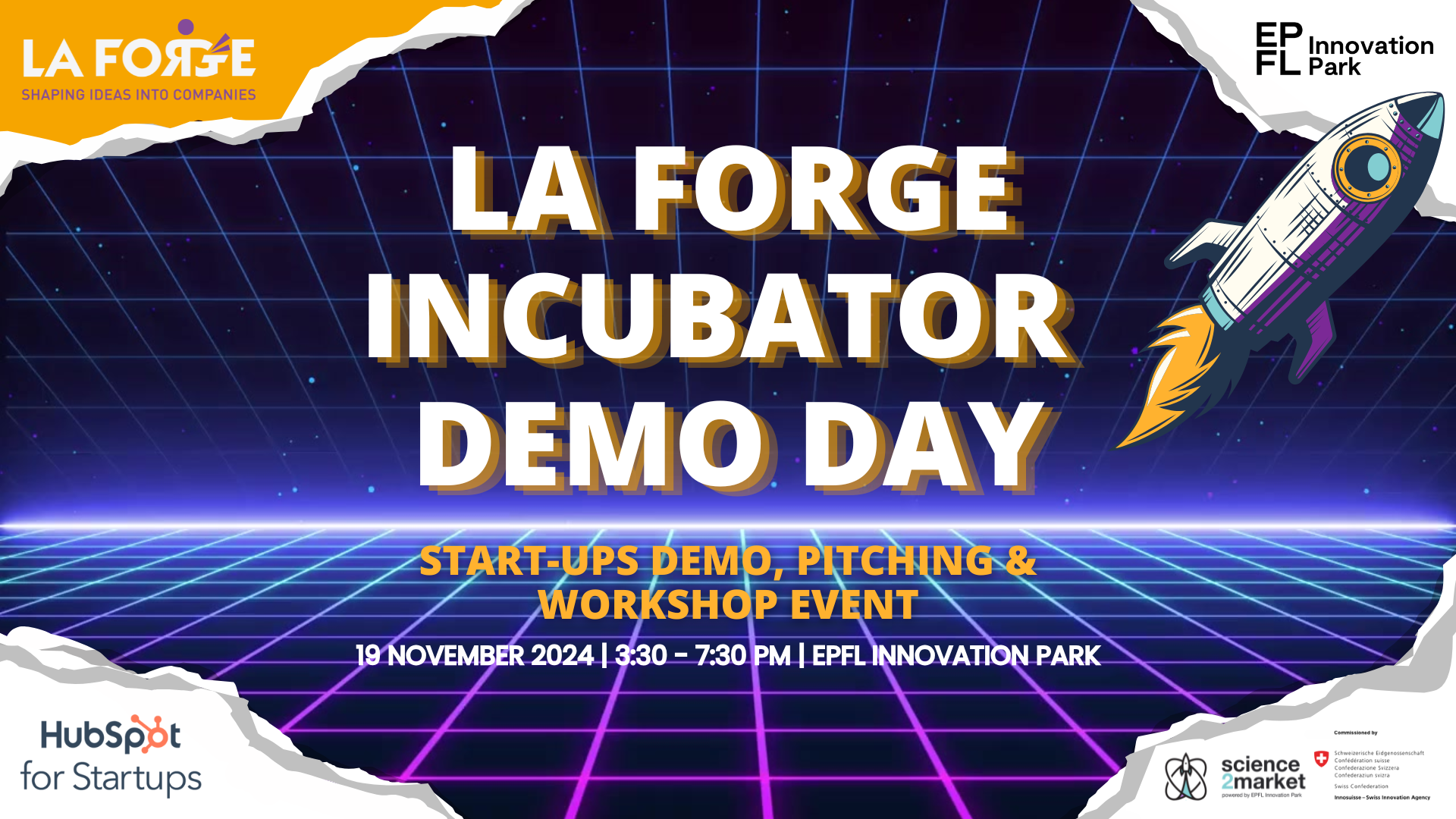 La Forge Incubator Demo Day Novembre