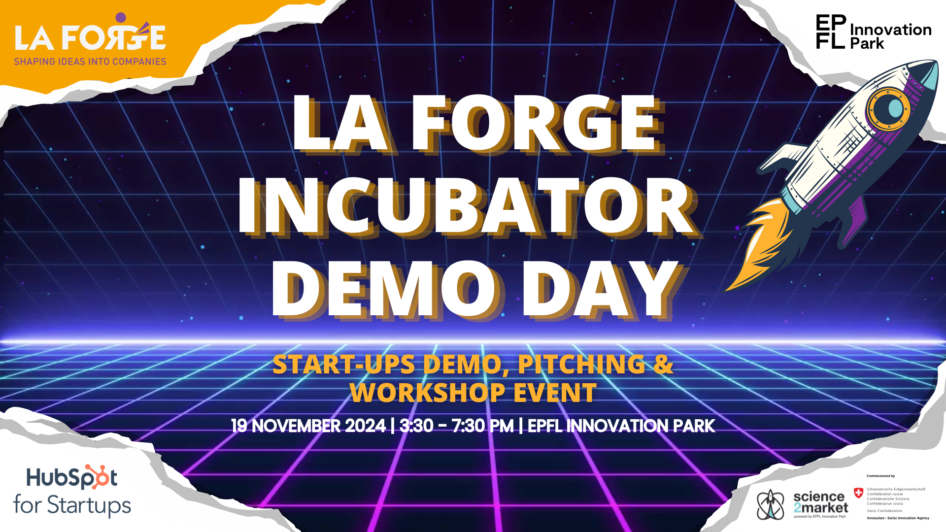La Forge Incubator Demo Day Novembre La Forge Incubator Demo Day Novembre